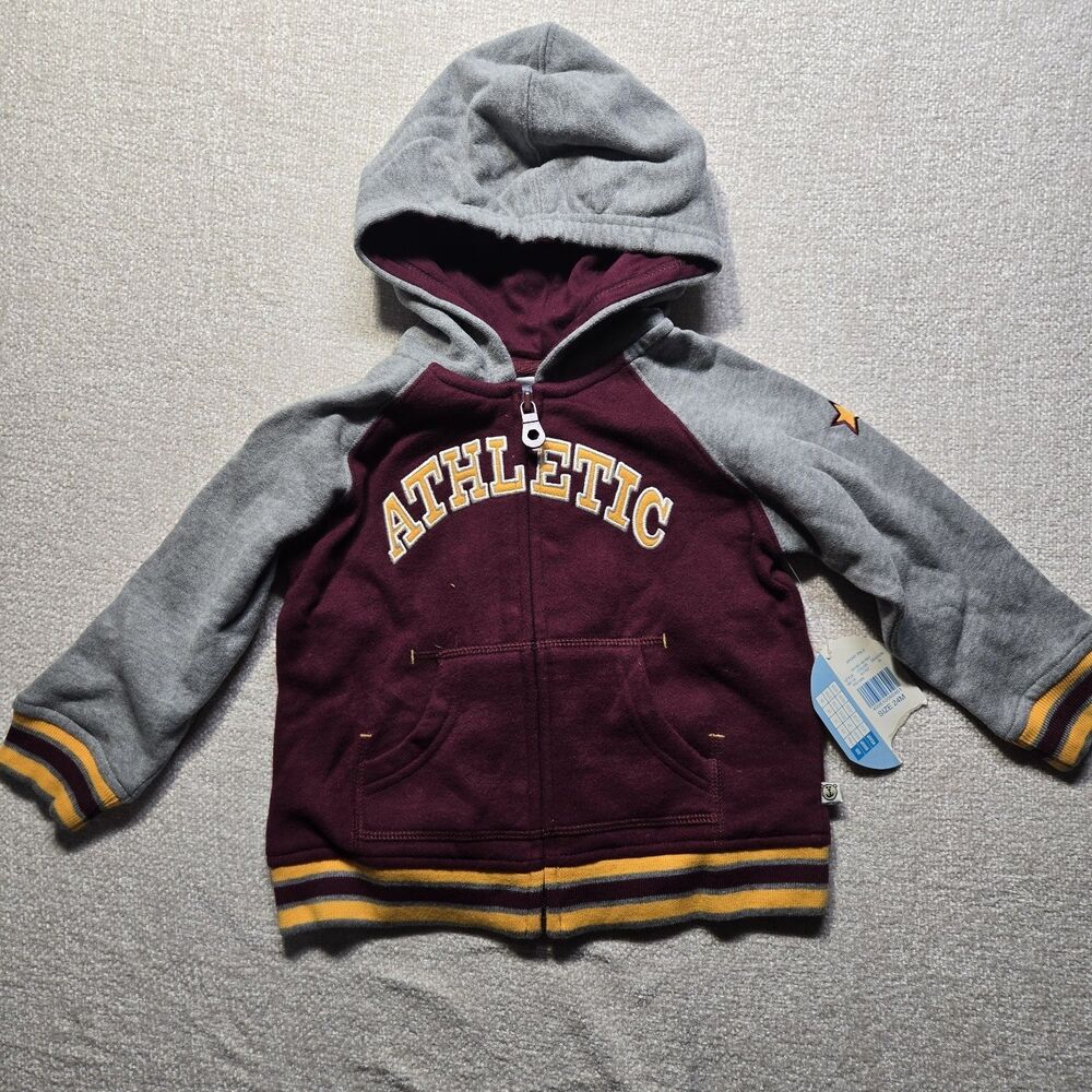 All Mine Y2K Athletic Toddler Zip Up Hoodie  Long Sleeve Size 2T